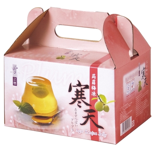 雪之戀/寒天蒟蒻禮盒/脆梅/10入